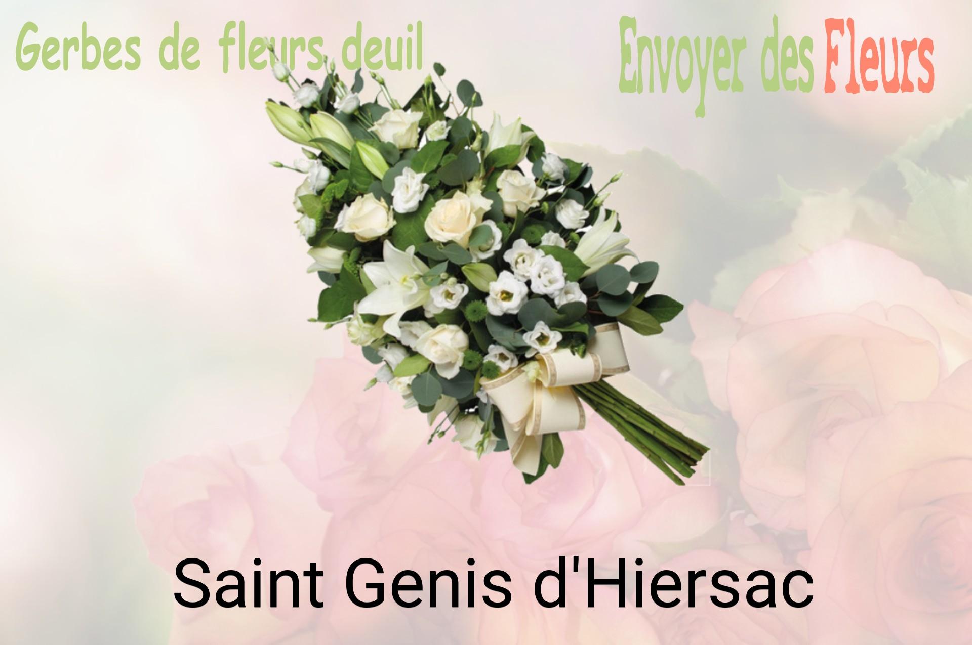 Gerbe de fleurs de deuil livrée à Saint-Genis-d'Hiersac